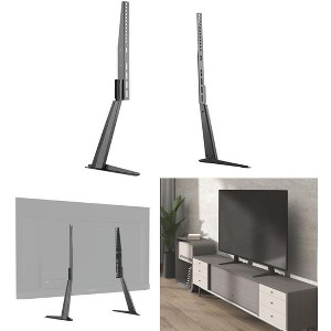 Compaq TV Tabletop Stand for 32"-70" Screens, Adjustable Tilt, Heavy-Duty Base, 110lbs Capacity, Universal VESA Compatibility - 1 of 4