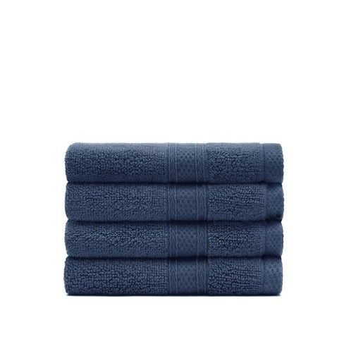 Standard Textile Hotel Luxury Lynova 100% Cotton, Sea, Washcloth - Set of 4