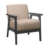 CAVINAS Polyester Accent Chair with High Back and Rubberwood Legs,Modern Upholstered Living Room Chairs,Reading Chairs for Living Room - 2 of 4