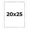PosterPalooza | Modern Shadow Box 1" Depth White Picture Frame - UV Acrylic, Backing, Hanging Hardware - 2 of 4