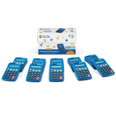 Learning Resources Primary Calculator, Set of 10, Ages 3+