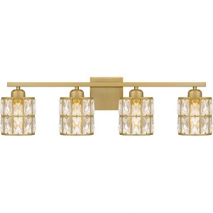 Quoizel Lighting Gibson 4 - Light Vanity in  Aged Brass - 1 of 1