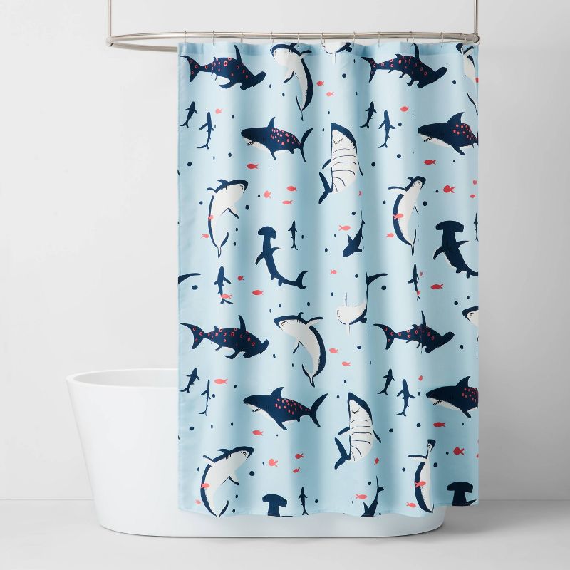 Shark Kids&#39; Shower Curtain - Pillowfort&#8482;, 1 of 8