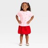 Toddler Girls' Valentine's Relaxed T-Shirt - Cat & Jack™ Light Pink - 3 of 3
