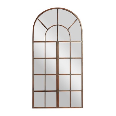 Traditional Metal Decorative Wall Mirror Brown - Olivia & May