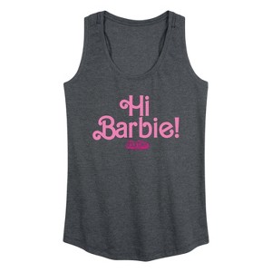 Women's - Barbie - Hi Barbie Graphic Racerback Tank - 1 of 4
