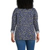 Lands' End Women's Supima Cotton Adjustable 3/4 Sleeve Boatneck Tunic - 2 of 4