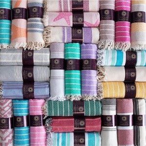Kafthan Textile Multicolor Cotton Mystery Pack Bath and Beach Towels (Set of 10) - 1 of 4