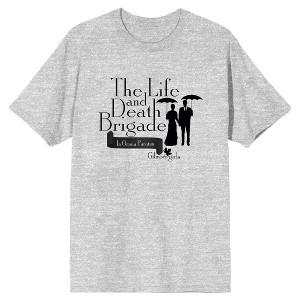 Gilmore Girls The Life and Death Brigade Men's Athletic Heather Graphic Tee - 1 of 1