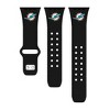 NFL Miami Dolphins Apple Watch Compatible Silicone Band - Black - image 2 of 3