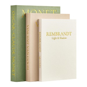 Itopfox Set of 3 Linen Faux Books Sage Beige Apricot Decorative Storage Boxes 7.87x11x1.57 7.09x9.84x1.18 6.3x9.06x0.79 - 1 of 4