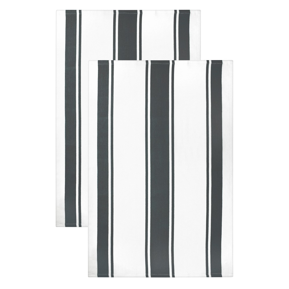 2pk Kitchen Towels Gray - MU Kitchen