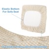 Unique Bargains Polyester Elastic Bottom Non-Slip Sofa Couch Cushion Cover 20"x20" - 4 of 4