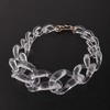 Chunky White Acrylic Choker Necklace - Colorful Statement Piece for Women - 4 of 4