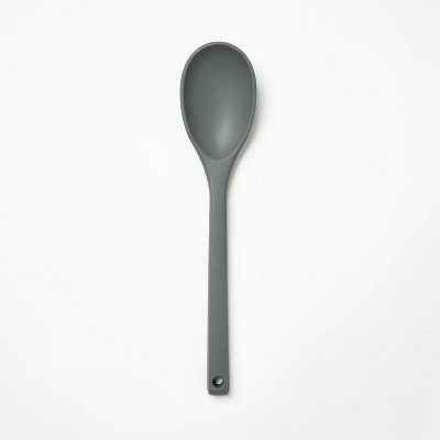 KitchenAid Cooks Silicone Solid Basting Spoon (Grey)