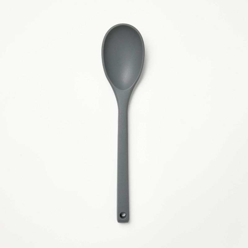 Silicone Solid Spoon Dark Gray - Figmint&#8482;, 1 of 5