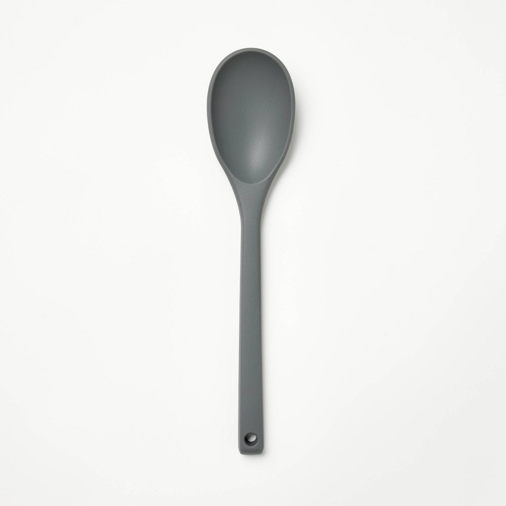 Photos - Spoon Silicone Solid  Dark Gray - Figmint™