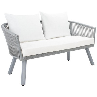Belmi 4-Piece Grey/Beige Rope-Detailed Outdoor Patio Set