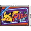 Trends International Pokémon - Neon Pikachu Framed Wall Poster Prints - 3 of 4
