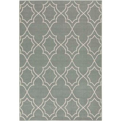 Mark & Day Liam 2'5"x4'5" Rectangle Woven Indoor & Outdoor Area Rugs Sage: Stain-Resistant, Trellis Pattern, Pet Friendly