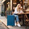 20"/24"/28" 3 pcs/set in ABS Spinner Wheel Luggage, Stripe Design Carry on Suitcase, Matching Color, TSA Combination Lock - 4 of 4