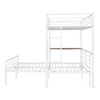 NicBex Twin Over Full Metal Bunk Bed with Desk,Ladder&Full Length Guardrails,Space-Saving Bunkbeds for Teens&Adults,250/350lbs Max - 4 of 4