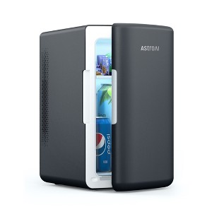 AstroAI 8 Can Mini Fridge 6 Liter Makeup Skincare Refridgerator for Dorm Room, Bedroom - 1 of 4