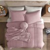 BAGOKIE 7 Pieces Bed in a Bag Comforter Set for All Season - 4 of 4