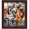 PosterPalooza | Linear Brown Picture Frame - UV Acrylic, Foam Board Backing, Hanging Hardware - 2 of 4