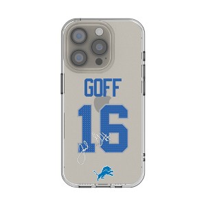NFL Detroit Lions Players Game Tactic Clear Cell Phone Case for Apple iPhone - 1 of 4
