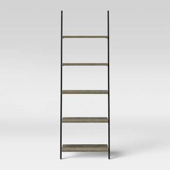 72" Loring 5 Shelf Leaning Bookshelf - Threshold™