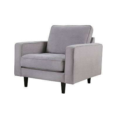 gray armchair