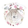 Hudson Baby Infant Girls Turban Cotton Headwraps, Soft Painted Floral, 0-24 Months - 3 of 4