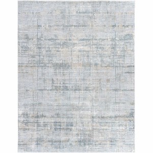 Hauteloom Fallin Gray Abstract Striped Luxe Rug - 1 of 4