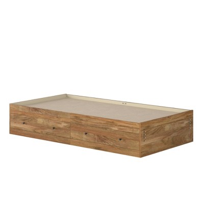 Twin Size Platform Bed with Storage Drawers for Bedroom