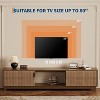 Mid-Century Modern TV Stand for TVs Up to 80 Inches, 70" Fluted Entertainment Console with Storage Cabinet - 3 of 4