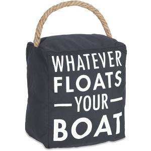 Pavilion Gift Company - Floats Your Boat - 5" x 6" Door Stopper - Door Stops - 1 of 4