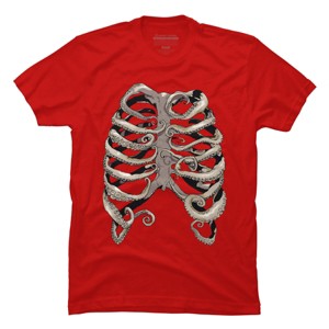 Men's Design By Humans Your Rib Is an Octopus By huebucket T-Shirt - 1 of 4