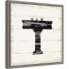 Amanti Art Shiplap Bath II by Sue Schlabach Framed Canvas Wall Art - 3 of 4