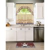 GoodGram Happy Chef Rod Pocket Kitchen Curtain Tier & Swag Valance Set - image 3 of 3