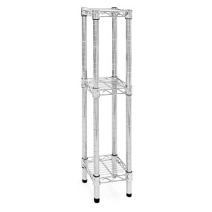 Shelving.com Chrome Wire Shelving with 3 Tier Shelves - - 1 of 3