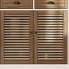 Famapy Brown Kitchen Cabinet with Louvered Doors: The Epitome of Kitchen Elegance and Functionality - 4 of 4