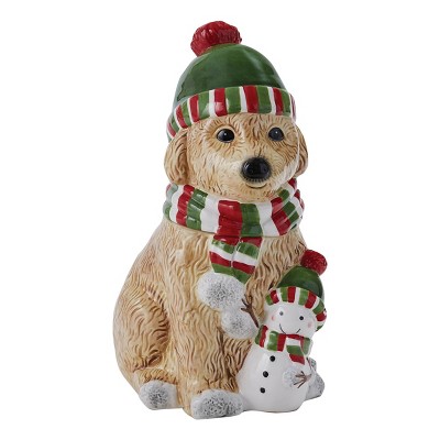 Park Designs Holiday Paws Cookie Jar