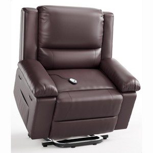 GOCAPTAIN PU Leather Lift Recliner for Elderly & Mobility Impaired, Adjustable Back and Legs, Heavy Duty Lift Chair for Seniors - 1 of 4