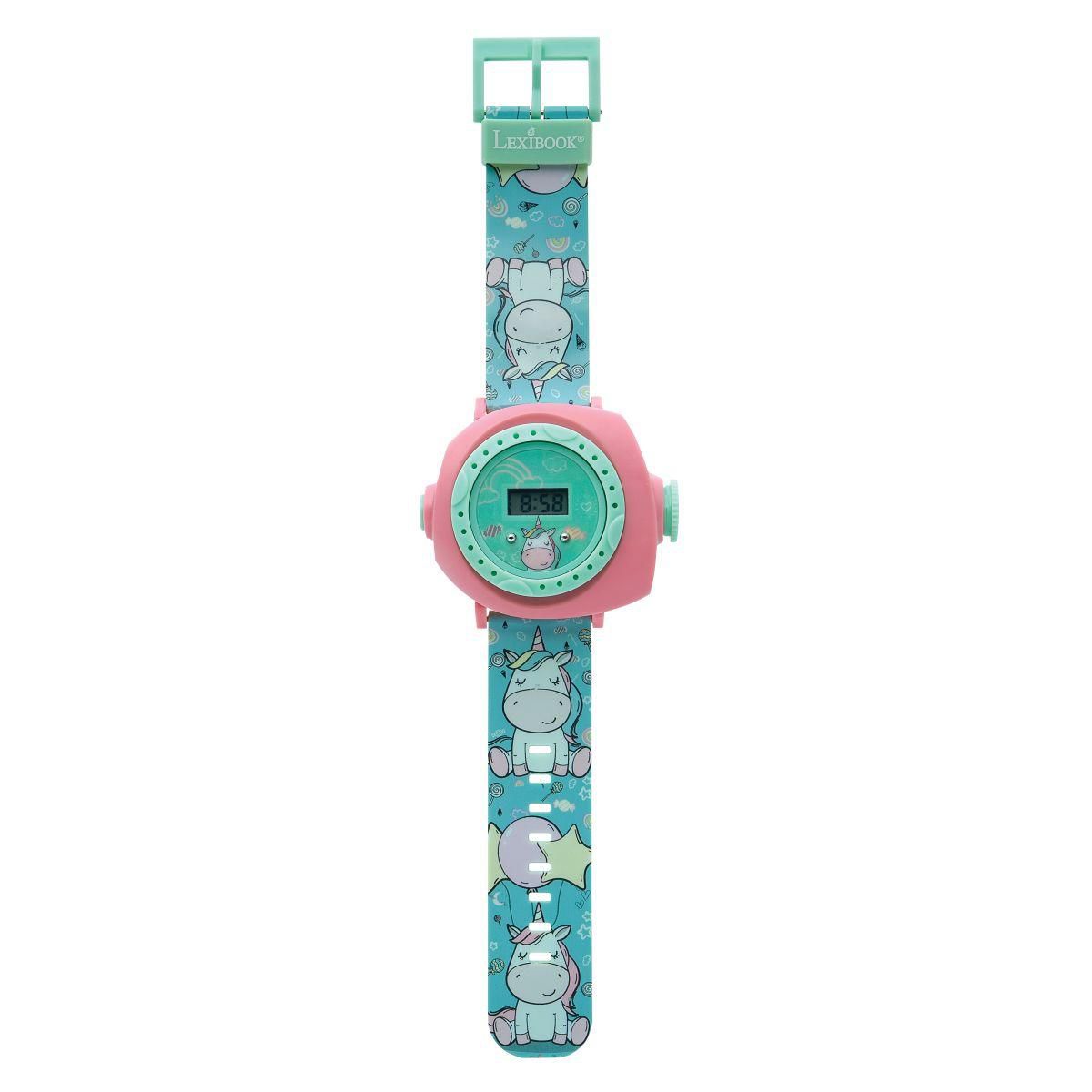 Lexibook Unicorn Adjustable projection watch digital screen, 20 images of Unicorn, for Children - thumbnail 2
