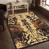 LunaLulinlk Black Cowhide Design Multi 2 ft. x 3 ft. Southwest Area Rug - 2 of 4