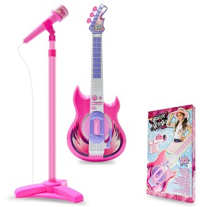 Contixo Kids Guitar Set with Microphone, Dual Play Modes, Bluetooth-Compatible Musical Toy, Ages 3+ - 1 of 4