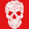 Boy's Design By Humans Sketchy Owl Skull By Dinny T-Shirt - 2 of 3