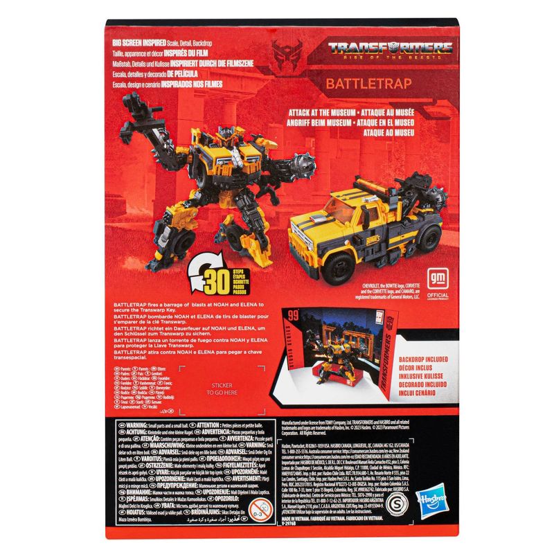 Transformers Studio Series 99 Battletrap Action Figure, 6 of 7