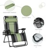 Resenkos XL Oversize Zero Gravity Recliner, Padded Patio Lounger Chair, Folding Chair with Adjustable Backrest, - 4 of 4
